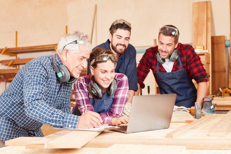 Het bouwtraject gedaan door specialisten in eigen vakgebied